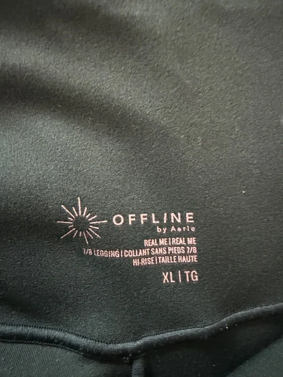 Aerie Dark Green Real Me High-Waist 7/8 Legging Size XL - Picture 7 of 7